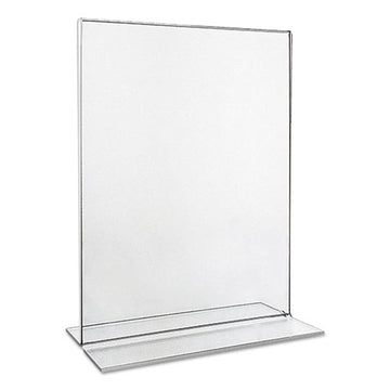 Universal® Clear 2-sided T-style Freestanding Frame, 8 1-2 X 11, 2-pack freeshipping - TVN Wholesale